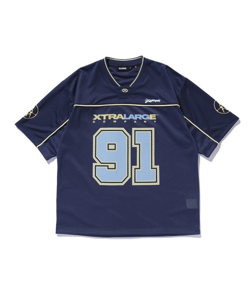 XLARGE（エクストララージ）の「XTRA FOOTBALL JERSEY（Tシャツ/カットソー・メンズ・ブラック/ネイビー/ホワイト・XL/L/M/S）」の17枚目の写真