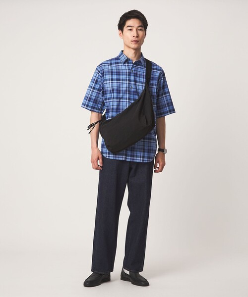 green label relaxing(グリーンレーベルリラクシング)の「【WEB限定】2WAY ラウンドショルダーバッグ / ユニセックス はっ水(ショルダーバッグ・レディース・ブラック/オフホワイト/ブラウン/オリーブ/ライトグレー・FREE)」の18枚目の写真