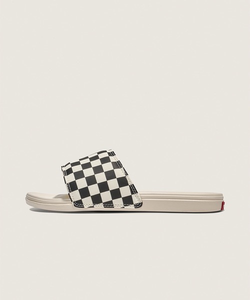 VANS(バンズ)の「ウィメンズ ラコスタ スライドオン サンダル / WM La Costa Slide-On (CHECKERB VN0A5HFER6R1(サンダル・レディース・ホワイト×ブラック・7/11/10/9/8)」の1枚目の写真