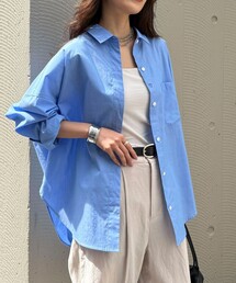 fredy emue | 汗染み軽減加工COTTONオーバーシャツ(シャツ/ブラウス)