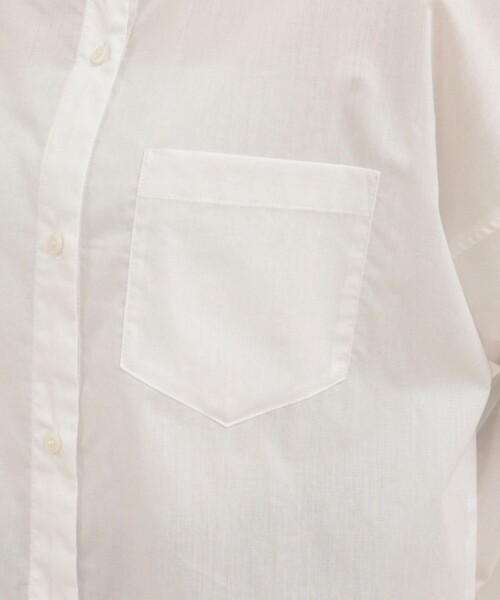 fredy emue(フレディエミュ)の「汗染み軽減加工COTTONオーバーシャツ(シャツ/ブラウス・レディース・ブルー系その他/サックスブルー/ブラウン系その他/オフホワイト・38)」の19枚目の写真
