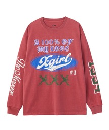 FADED MIX LOGO L/S TEE
