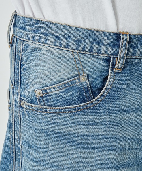 NVRFRGT(ネヴァーフォーゲット)の「【NVRFRGT】3D TWISTED WIDE LEG JEANS(デニムパンツ・メンズ・インディゴブルー・3/2/1)」の9枚目の写真