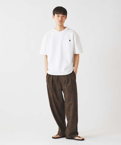 UNIVERSAL OVERALL(ユニバーサルオーバーオール)の「UNIVERSAL OVERALL 別注 ブラックラベル ポンチTシャツ(Tシャツ/カットソー・メンズ・チャコールグレー/ブラック/ホワイト・SMALL/MEDIUM/LARGE)」の22枚目の写真