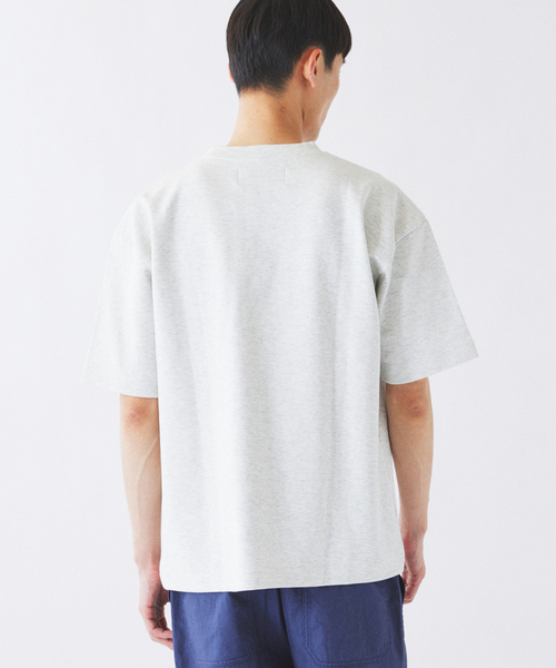 UNIVERSAL OVERALL(ユニバーサルオーバーオール)の「UNIVERSAL OVERALL 別注 ブラックラベル ポンチTシャツ(Tシャツ/カットソー・メンズ・チャコールグレー/ブラック/ホワイト・SMALL/MEDIUM/LARGE)」の12枚目の写真