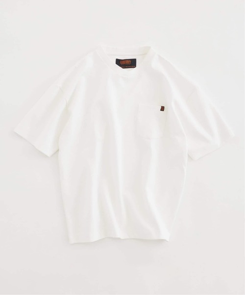 UNIVERSAL OVERALL(ユニバーサルオーバーオール)の「UNIVERSAL OVERALL 別注 ブラックラベル ポンチTシャツ(Tシャツ/カットソー・メンズ・チャコールグレー/ブラック/ホワイト・SMALL/MEDIUM/LARGE)」の1枚目の写真