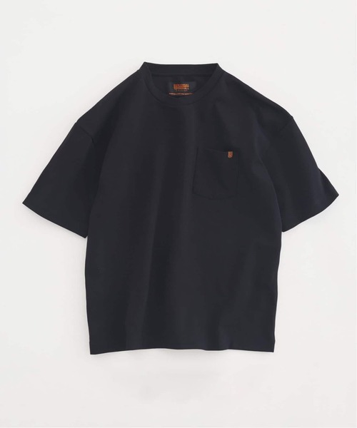 UNIVERSAL OVERALL(ユニバーサルオーバーオール)の「UNIVERSAL OVERALL 別注 ブラックラベル ポンチTシャツ(Tシャツ/カットソー・メンズ・チャコールグレー/ブラック/ホワイト・SMALL/MEDIUM/LARGE)」の2枚目の写真