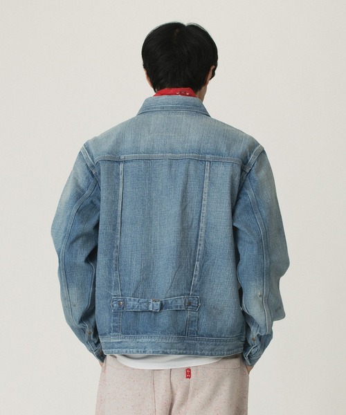 Lee(リー)の「Lee COWBOY JACKET LM1020-146(デニムジャケット・メンズ・ライトインディゴブルー・42)」の4枚目の写真