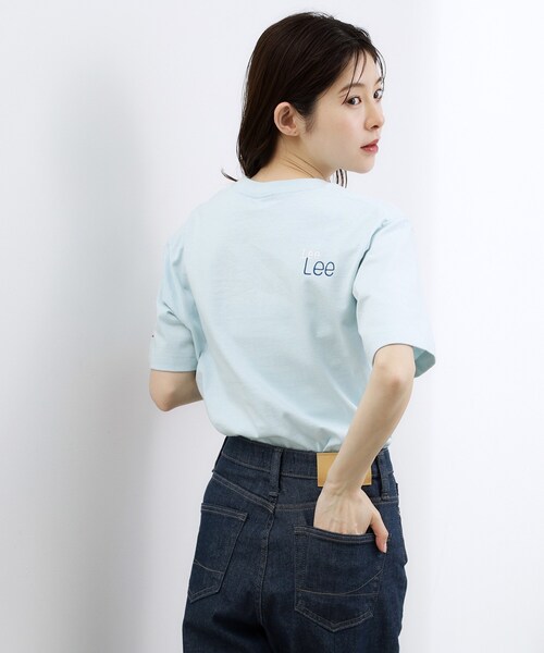 grove(グローブ)の「【Lee×grove別注カラーあり】MULTI LOGO H/S TEE(Tシャツ/カットソー・レディース・ホワイト系5/オフホワイト/サックスブルー/ネイビー・02/01)」の9枚目の写真