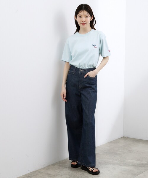 grove(グローブ)の「【Lee×grove別注カラーあり】MULTI LOGO H/S TEE(Tシャツ/カットソー・レディース・ホワイト系5/オフホワイト/サックスブルー/ネイビー・02/01)」の10枚目の写真