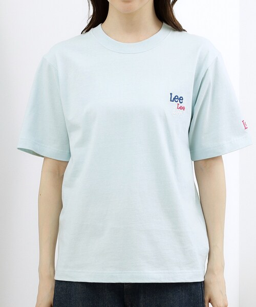 grove(グローブ)の「【Lee×grove別注カラーあり】MULTI LOGO H/S TEE(Tシャツ/カットソー・レディース・ホワイト系5/オフホワイト/サックスブルー/ネイビー・02/01)」の21枚目の写真
