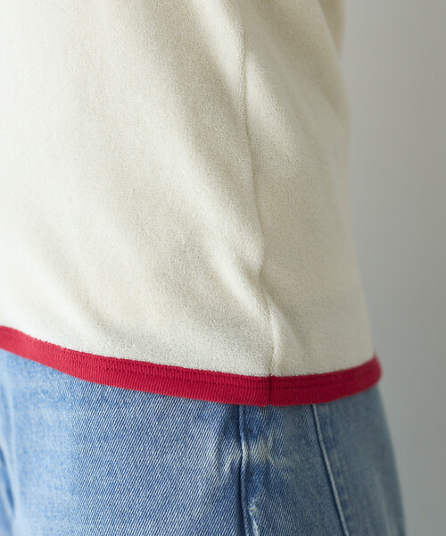 Firsthand（ファーストハンド）の「CHANTECLAIR × Firsthand/シャンテクレール 別注 Pile Holter Camisole Tops / パイル ホルターネック キャミソール トップ（キャミソール・レディース・ネイビー/オフホワイト・ONE SIZE）」の17枚目の写真