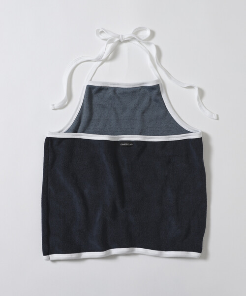 Firsthand(ファーストハンド)の「CHANTECLAIR × Firsthand/シャンテクレール 別注 Pile Holter Camisole Tops / パイル ホルターネック キャミソール トップ(キャミソール・レディース・ネイビー/オフホワイト・ONE SIZE)」の8枚目の写真