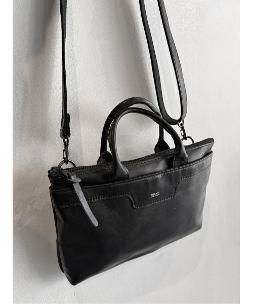 DECADE(ディケイド)の「ホースレザーミニバッグ (DCD-01550)/ Horse Lether 2Way Mini Bag(ショルダーバッグ・メンズ・ブラック/ブラック系その他・フリー)」の1枚目の写真