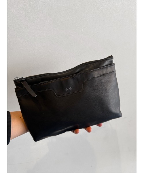 DECADE(ディケイド)の「ホースレザーミニバッグ (DCD-01550)/ Horse Lether 2Way Mini Bag(ショルダーバッグ・メンズ・ブラック/ブラック系その他・フリー)」の12枚目の写真