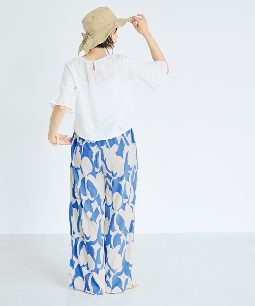 coca(coca)(コカ)の「レーヨンジオメトリック柄パンツ(その他パンツ・レディース・その他・MEDIUM/LONG/SHORT)」の7枚目の写真