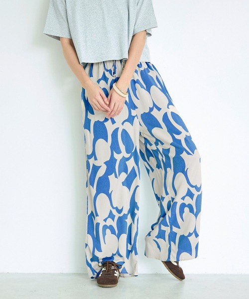 coca(coca)(コカ)の「レーヨンジオメトリック柄パンツ(その他パンツ・レディース・その他・MEDIUM/LONG/SHORT)」の12枚目の写真