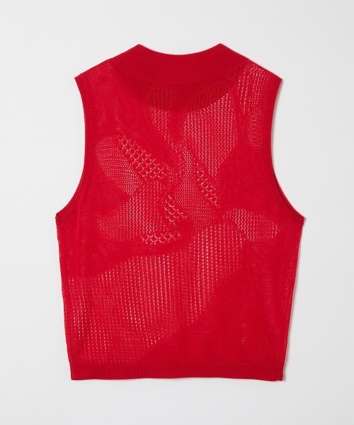 TELOPLAN(テーロプラン)の「【TELOPLAN】26SS新作 Efe Knit Tank Top / エフェニットタンクトップ(タンクトップ・レディース・Black/White/LT.Gray/Red・ONE SIZE)」の7枚目の写真