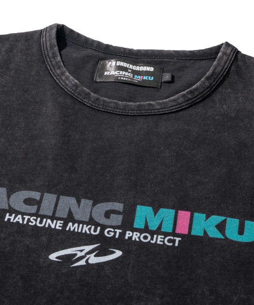 ADPOSION(アドポーション)の「【P.N UNDERGROUND × RACING MIKU】バックプリント クルーネックTシャツ(Tシャツ/カットソー・メンズ・ブラック/ホワイト/チャコールグレー・LARGE/MEDIUM/X-LARGE)」の10枚目の写真