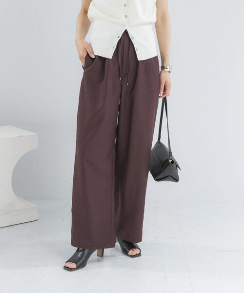 URBAN RESEARCH ROSSO WOMEN(アーバンリサーチ ロッソ)の「タンブラーストレートパンツ(その他パンツ・レディース・ブラウン/オフホワイト/グレー・36/38)」の1枚目の写真