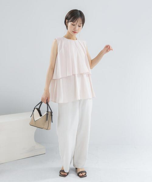 URBAN RESEARCH ROSSO WOMEN(アーバンリサーチ ロッソ)の「タンブラーストレートパンツ(その他パンツ・レディース・ブラウン/オフホワイト/グレー・36/38)」の16枚目の写真