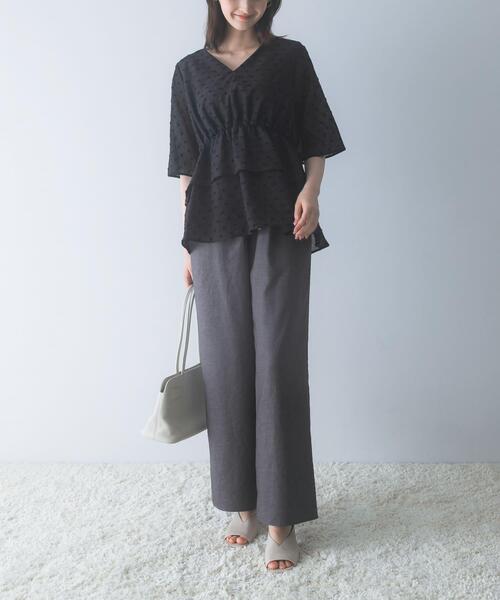 URBAN RESEARCH ROSSO WOMEN(アーバンリサーチ ロッソ)の「タンブラーストレートパンツ(その他パンツ・レディース・ブラウン/オフホワイト/グレー・36/38)」の21枚目の写真