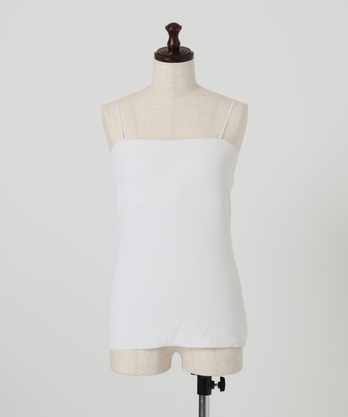 VERMEIL par iena(ヴェルメイユパーイエナ)の「NEW Minimal bare bra top(その他アンダーウェア/インナー・レディース・ホワイト/ブラック・36/38)」の2枚目の写真