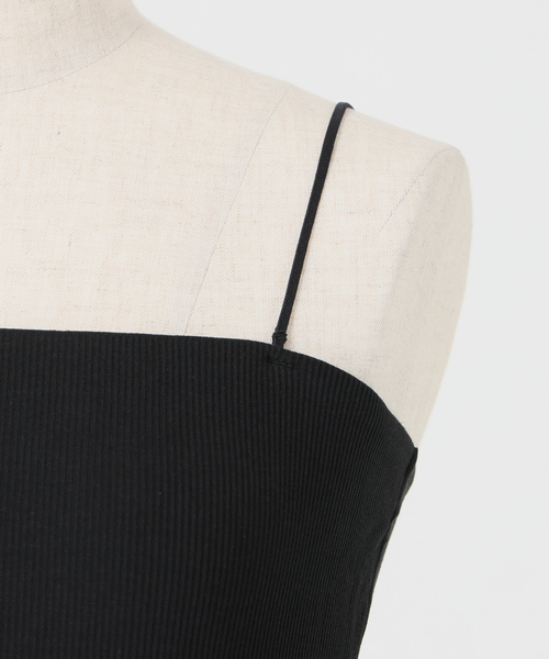 VERMEIL par iena(ヴェルメイユパーイエナ)の「NEW Minimal bare bra top(その他アンダーウェア/インナー・レディース・ホワイト/ブラック・36/38)」の6枚目の写真
