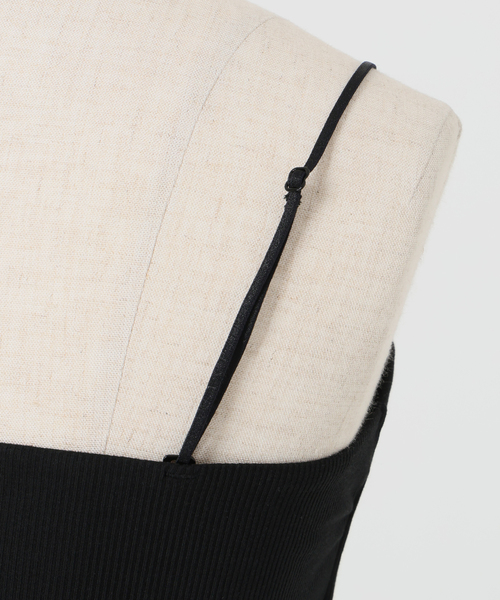VERMEIL par iena(ヴェルメイユパーイエナ)の「NEW Minimal bare bra top(その他アンダーウェア/インナー・レディース・ホワイト/ブラック・36/38)」の7枚目の写真