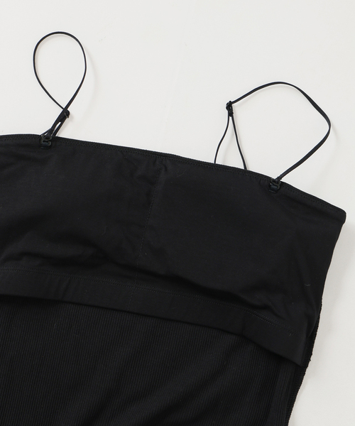 VERMEIL par iena(ヴェルメイユパーイエナ)の「NEW Minimal bare bra top(その他アンダーウェア/インナー・レディース・ホワイト/ブラック・36/38)」の9枚目の写真