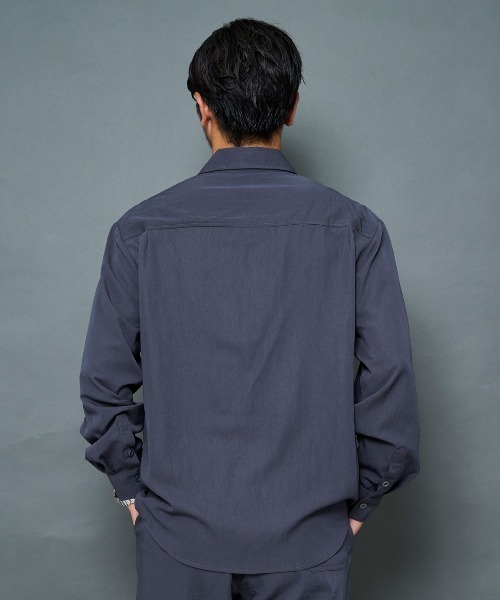 BENUSTA(ベヌスタ)の「『BENUSTA/ベヌスタ』ストレッチセットアップ(長袖シャツ&パンツ)【GC】(セットアップ・メンズ・ブラウン/グレー/ブラック・XL/L/M)」の16枚目の写真