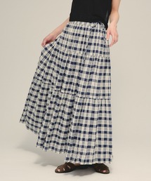 eL | 【eL】Made in India Gingham Check Skirt/660790(スカート)