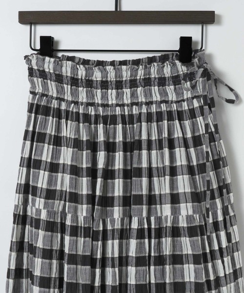 eL(エル)の「【eL】Made in India Gingham Check Skirt/660790(スカート・レディース・ブラック系その他/ネイビー系・FREE)」の16枚目の写真