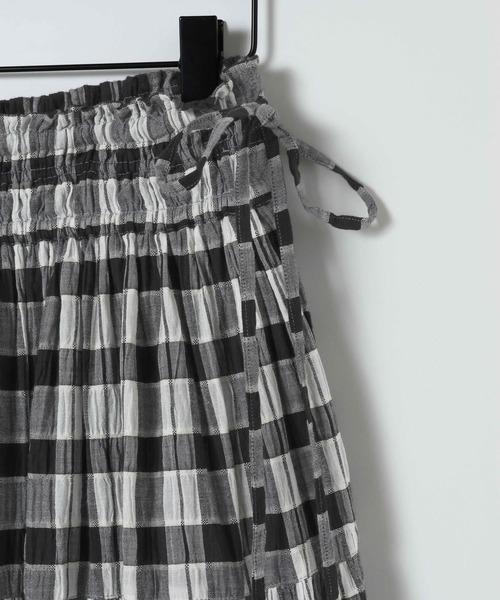 eL(エル)の「【eL】Made in India Gingham Check Skirt/660790(スカート・レディース・ブラック系その他/ネイビー系・FREE)」の17枚目の写真