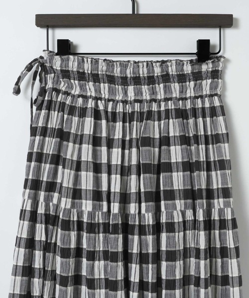 eL(エル)の「【eL】Made in India Gingham Check Skirt/660790(スカート・レディース・ブラック系その他/ネイビー系・FREE)」の19枚目の写真