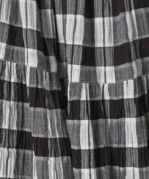 eL(エル)の「【eL】Made in India Gingham Check Skirt/660790(スカート・レディース・ブラック系その他/ネイビー系・FREE)」の21枚目の写真