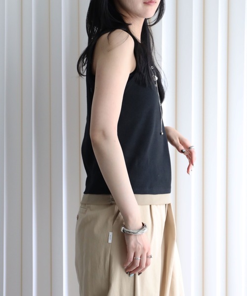 model：164cm. 着用サイズ：FREE