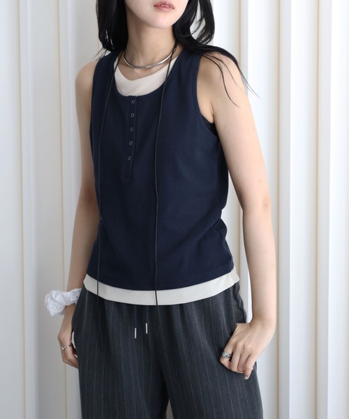 model：164cm. 着用サイズ：FREE