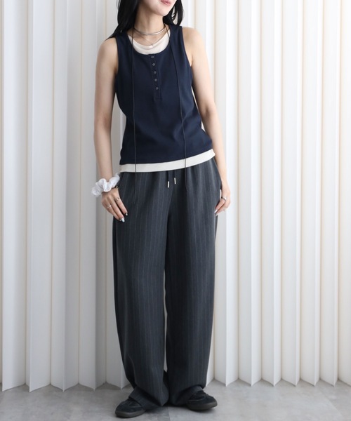 model：164cm. 着用サイズ：FREE