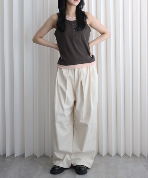 model：164cm. 着用サイズ：FREE