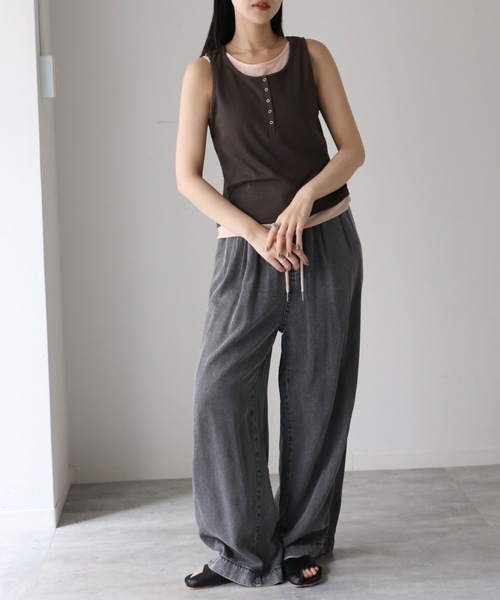 model：164cm. 着用サイズ：FREE