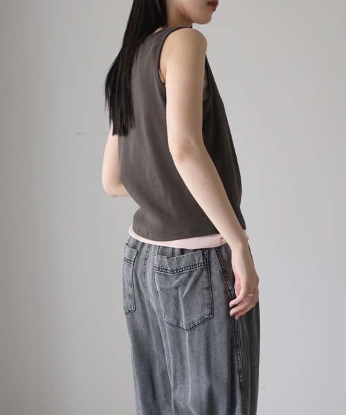 model：164cm. 着用サイズ：FREE