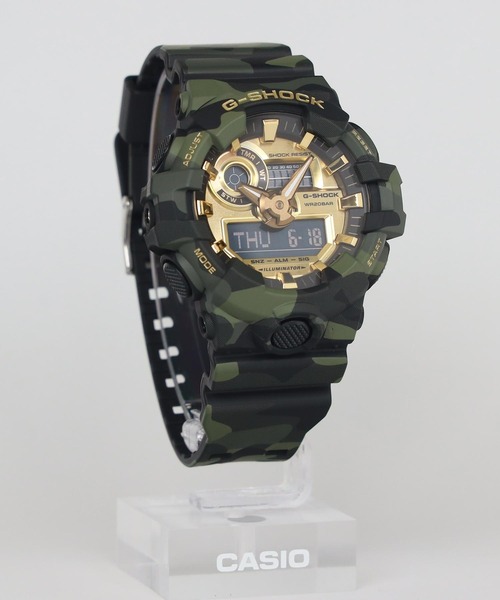 G-SHOCK（ジーショック）の「BOLD CAMO Series / GA-700CMG-3AJF（アナログ腕時計・メンズ・グリーン系カモフラージュ・FREE）」の8枚目の写真