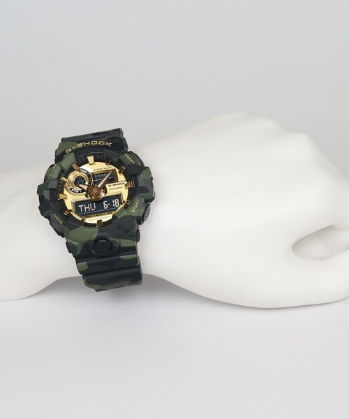 G-SHOCK（ジーショック）の「BOLD CAMO Series / GA-700CMG-3AJF（アナログ腕時計・メンズ・グリーン系カモフラージュ・FREE）」の13枚目の写真