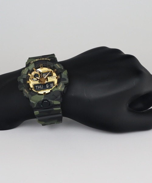 G-SHOCK（ジーショック）の「BOLD CAMO Series / GA-700CMG-3AJF（アナログ腕時計・メンズ・グリーン系カモフラージュ・FREE）」の14枚目の写真