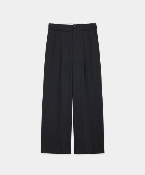 CONZ(コンズ)の「TWO TUCK MILITARY TROUSERS(スラックス・メンズ・ブラウン/グレー・1/2)」の8枚目の写真