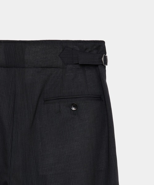 CONZ(コンズ)の「TWO TUCK MILITARY TROUSERS(スラックス・メンズ・ブラウン/グレー・1/2)」の7枚目の写真