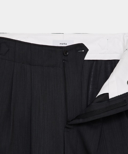 CONZ(コンズ)の「TWO TUCK MILITARY TROUSERS(スラックス・メンズ・ブラウン/グレー・1/2)」の6枚目の写真