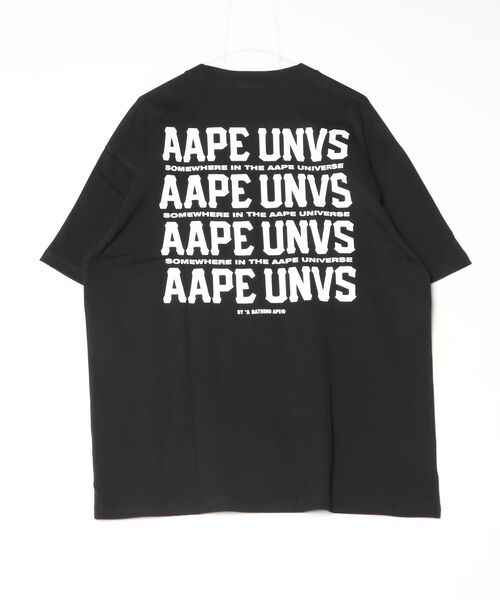 AAPE BY A BATHING APE(エーエイプバイアベイシングエイプ)の「AAPE MAIN TEE(Tシャツ/カットソー・メンズ・ブラック/ホワイト・MEDIUM/LARGE/X-LARGE/SMALL)」の7枚目の写真