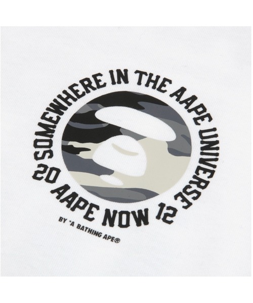 AAPE BY A BATHING APE(エーエイプバイアベイシングエイプ)の「AAPE MAIN TEE(Tシャツ/カットソー・メンズ・ブラック/ホワイト・MEDIUM/LARGE/X-LARGE/SMALL)」の3枚目の写真